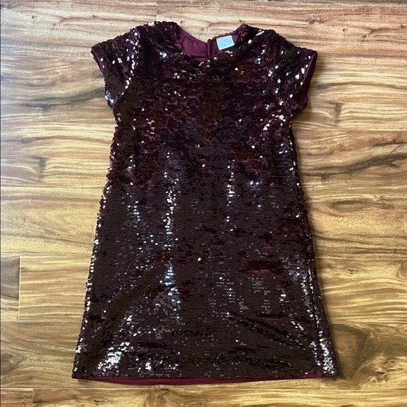 5 Zara Kids Holiday Bundle Sequined Dress Cable Knit Sweater Sparkly size 8-9 - Picture 6 of 12